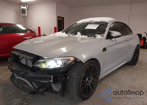 2021 BMW M2 Competition z USA, uszkodzony, nr VIN WBS2U7C06M7J66319